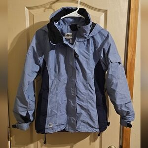 Vintage Columbia Womens Small Blue Winter Ski Jacket Excellent Condition